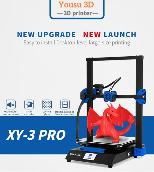 Yousu 3D-DIY-Fdm-3D-TPU-Drucker in Industriequalität, Druckgröße 300 x 300 x 400 mm
